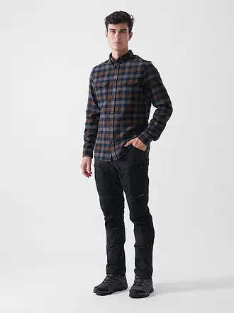 FJÄLLRÄVEN | Herren Flanellhemd Skog | dunkelblau
